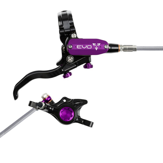 HOPE TECH 4 EVO X2 PM Aviation Freno posteriore nero/viola