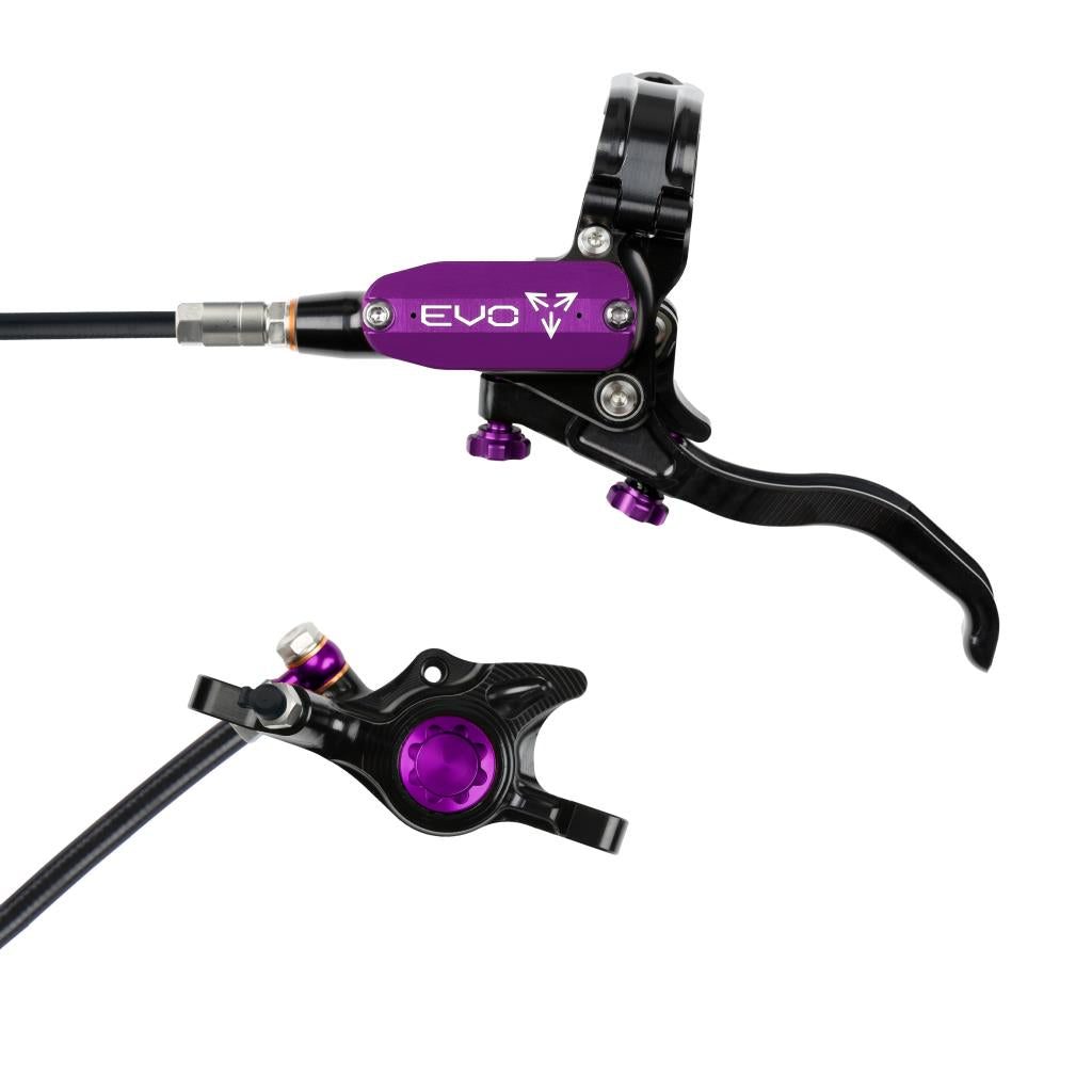 HOPE TECH 4 EVO X2 PM Freno anteriore nero/viola