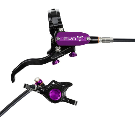 HOPE TECH 4 EVO X2 PM Freno posteriore nero/viola