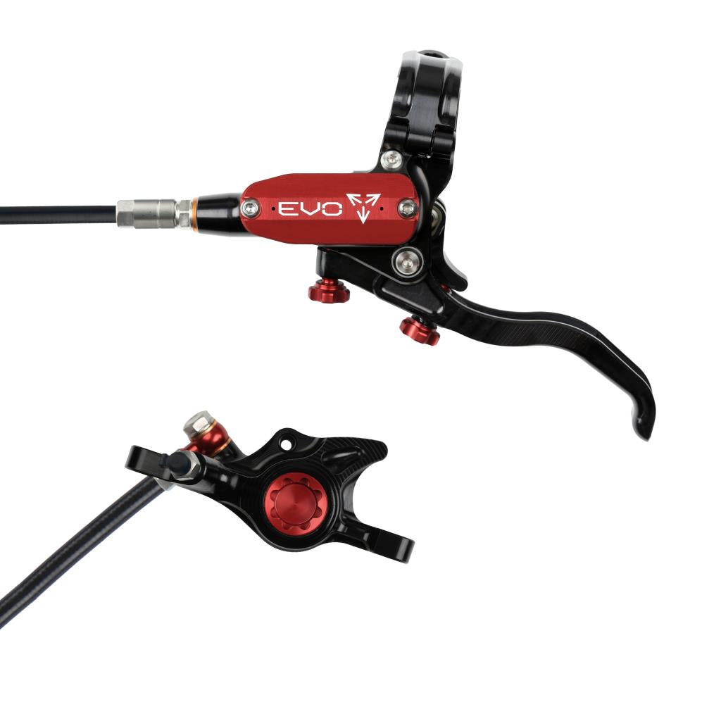 HOPE TECH 4 EVO X2 PM freno anteriore nero/rosso