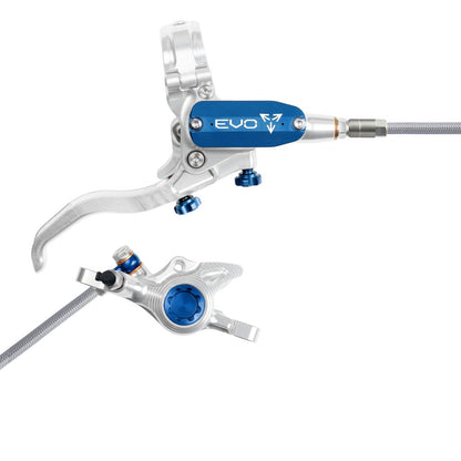 Freno Posteriore HOPE TECH 4 EVO X2 PM Aviation Argento/Blu