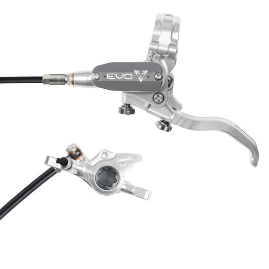 Freno anteriore HOPE TECH 4 EVO X2 PM Argento/Smoke