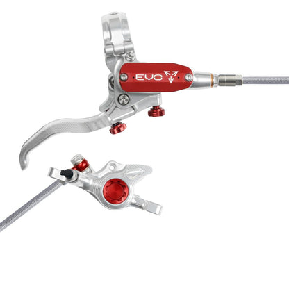 Freno Posteriore HOPE TECH 4 EVO X2 PM Aviation Argento/Rosso
