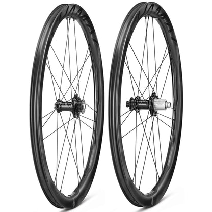 Coppia di Ruote CAMPAGNOLO SHAMAL DUAL PROFILE CARBON C23 Tubeless Ready (Center Lock)