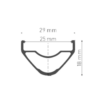 Paio di Ruote DT SWISS XR 1700 SPLINE 25 mm 29" 15x110/12x148 mm Boost