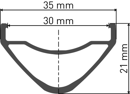 Coppia di ruote DT SWISS EX 1700 SPLINE 30 mm 29" 15x110/12x148 mm Boost