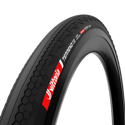 Pneumatico VITTORIA TERRENO T10 HARDPACK Gravel Endurance Tubeless Ready Flessibile Nero