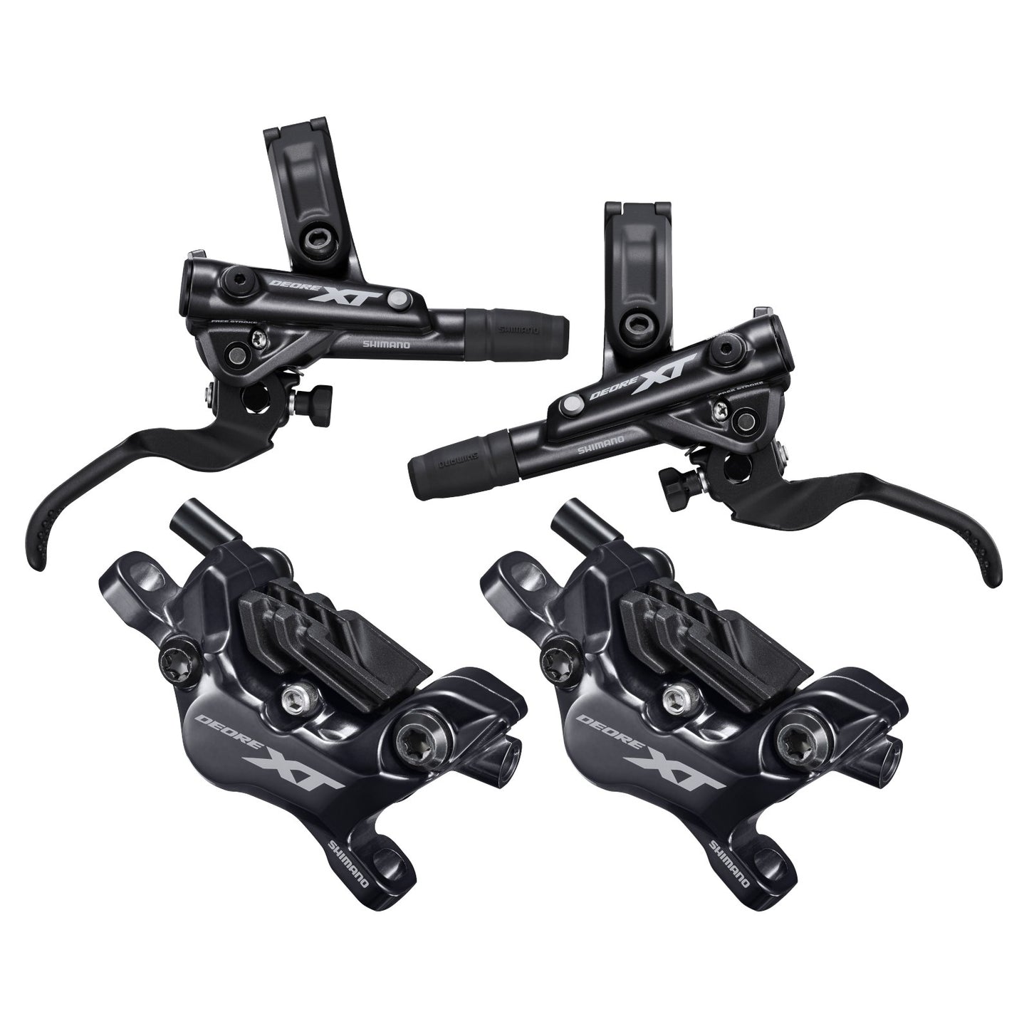 Coppia di pastiglie freno ventilate SHIMANO XT M8120 4 pistoni J-KIT