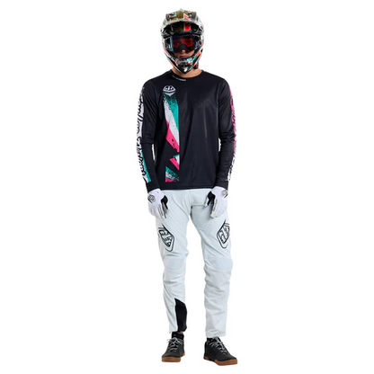 Maglia TROY LEE DESIGNS SPRINT FULL PULL Maniche Lunghe Nera