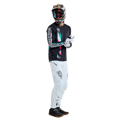 Maglia TROY LEE DESIGNS SPRINT FULL PULL Maniche Lunghe Nera