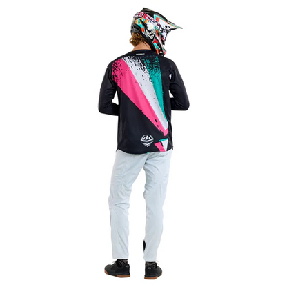 Maglia TROY LEE DESIGNS SPRINT FULL PULL Maniche Lunghe Nera