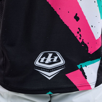 Maglia TROY LEE DESIGNS SPRINT FULL PULL Maniche Lunghe Nera