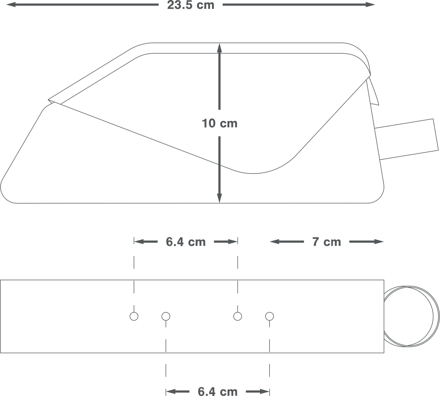 Borsa da telaio APIDURA RACING BOLT-ON TOP TUBE PACK 1 L Nero