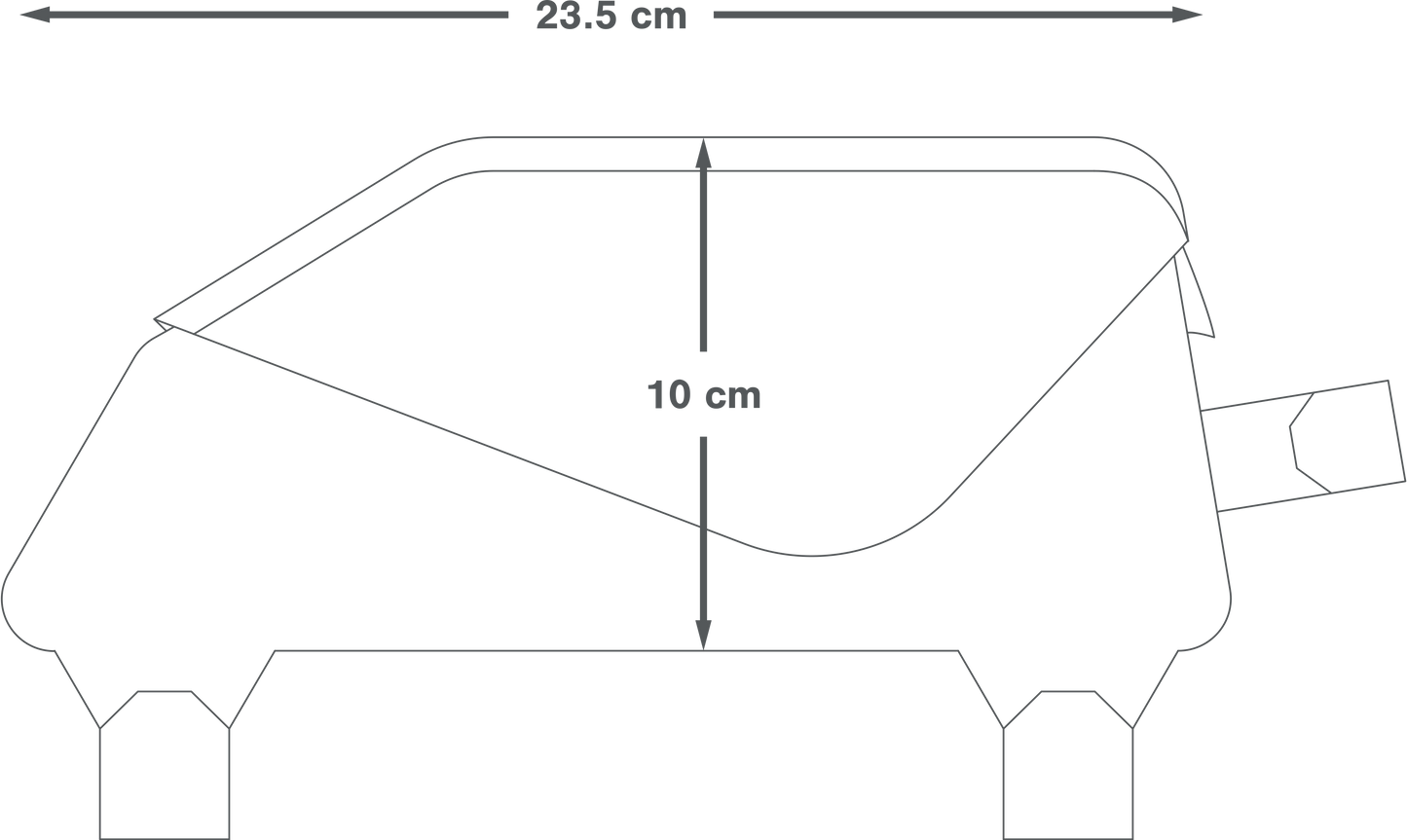 APIDURA RACING TOP TUBE PACK 1 L Frame Bag Nero