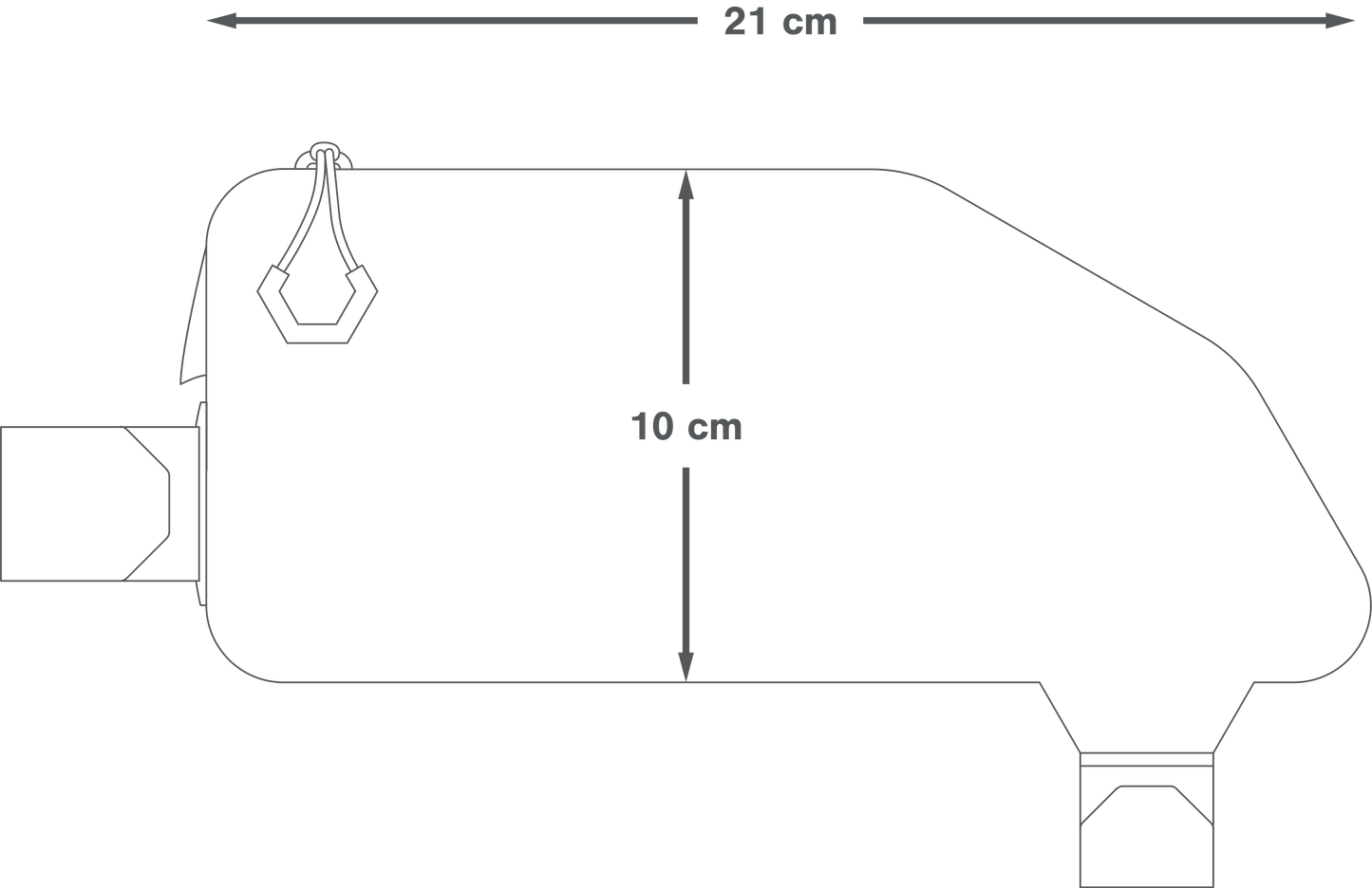 APIDURA EXPEDITION TOP TUB PACK 1 L Frame Bag Nero