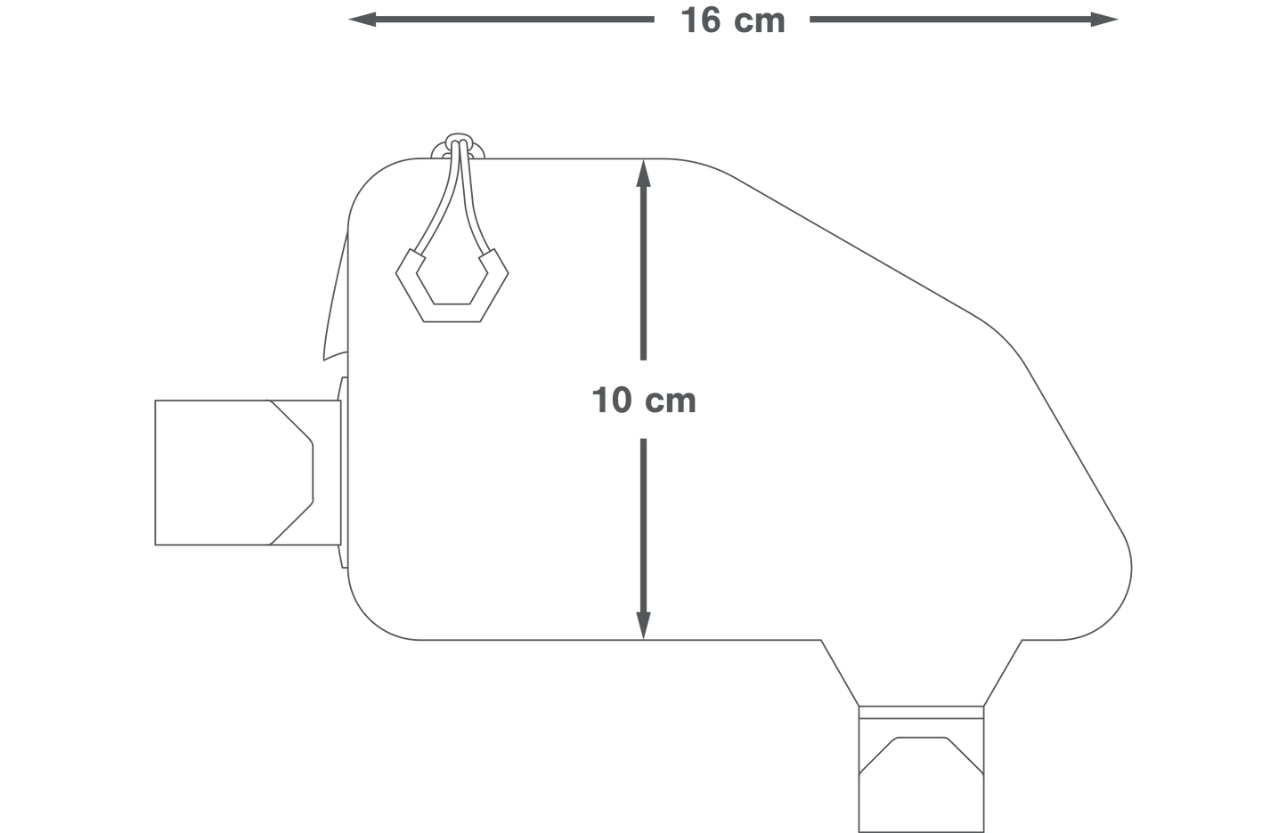 APIDURA EXPEDITION TOP TUB PACK 0,5 L Borsa da telaio Nero