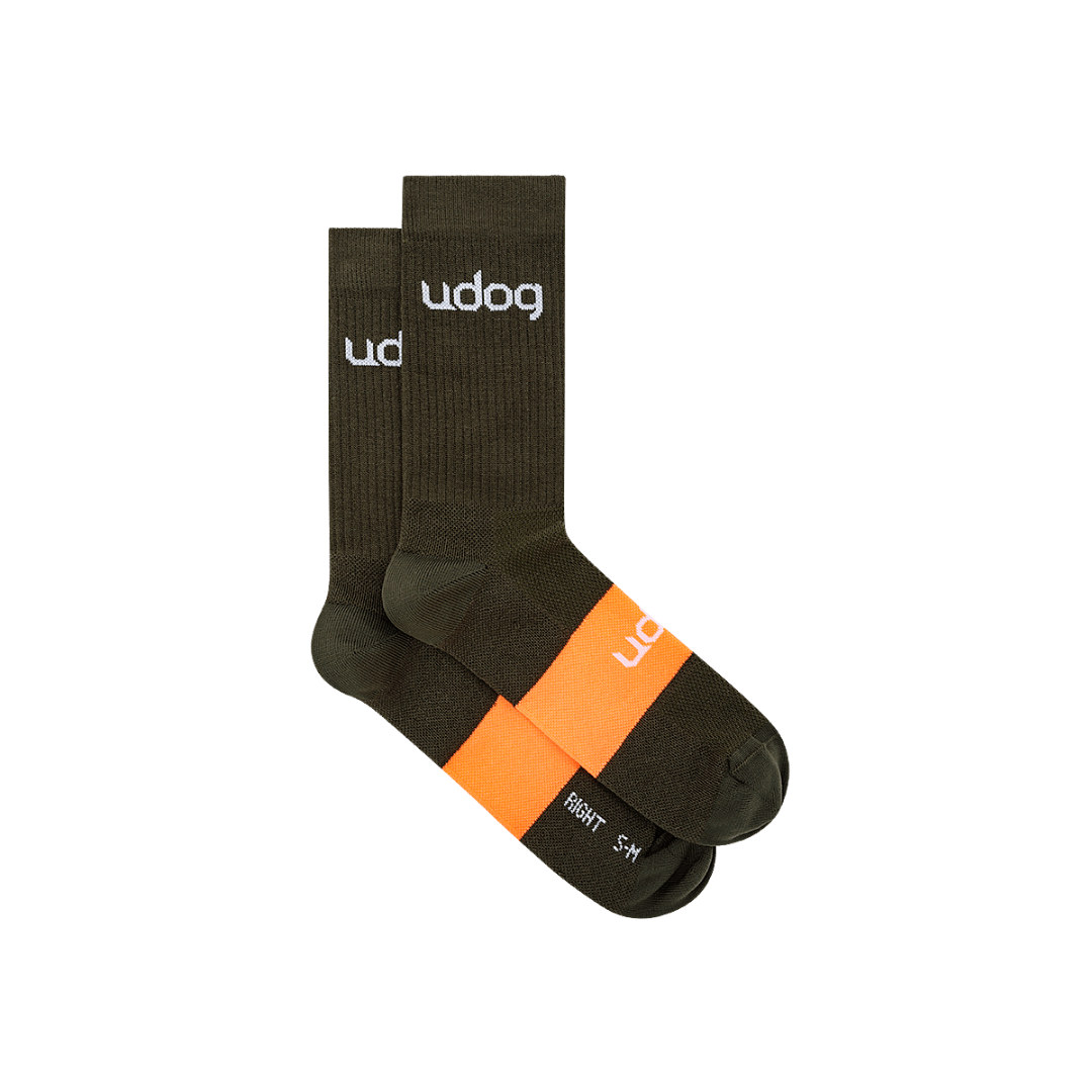 UDOG GRAVEL Calzini nero/arancio