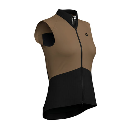 Giacca senza Maniche ASSOS UMA GTV SPRING FALL S11 Donna Terra Sand