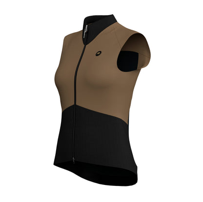 Giacca senza Maniche ASSOS UMA GTV SPRING FALL S11 Donna Terra Sand