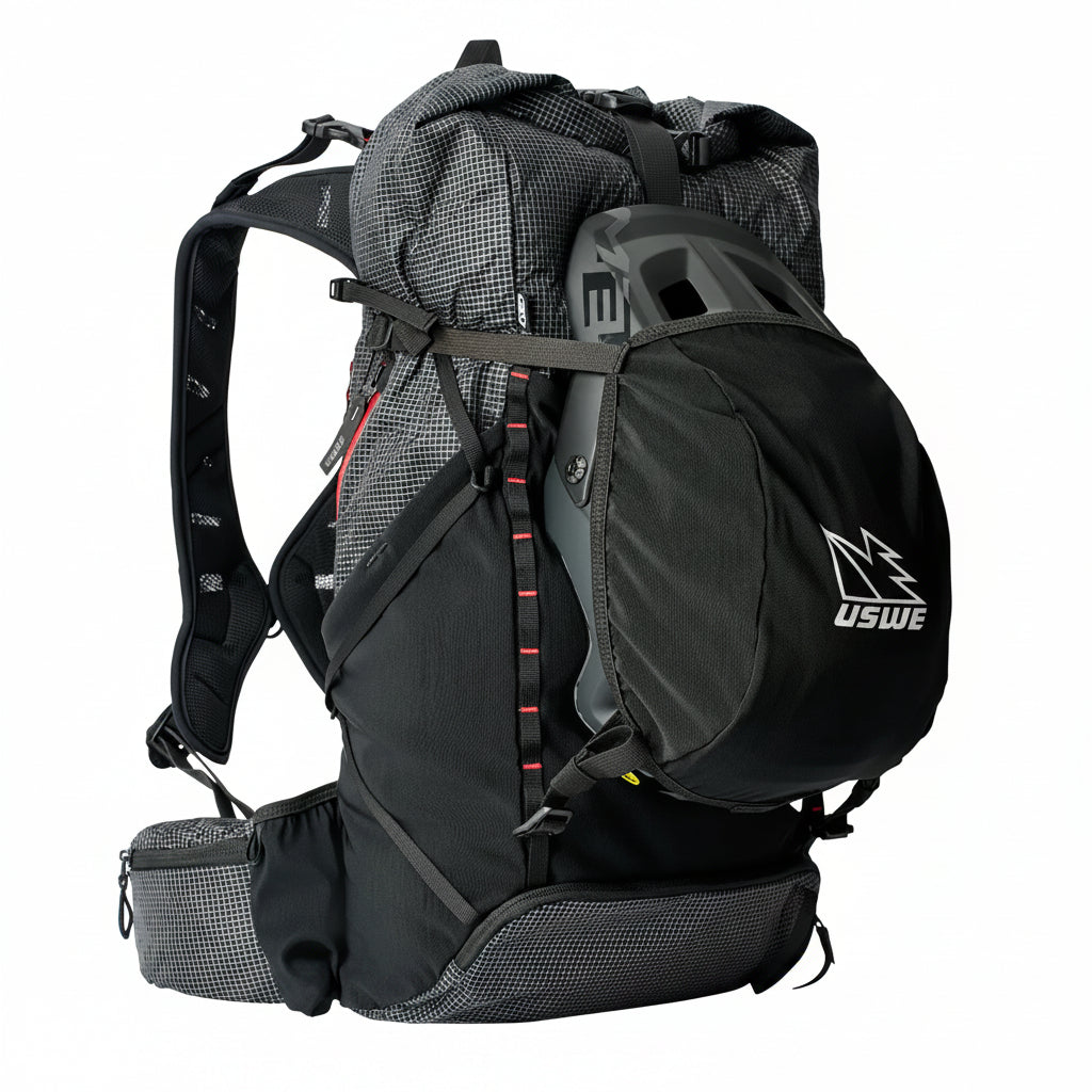Porta Casco USWE ROLLTOP VST HOLDER Nero
