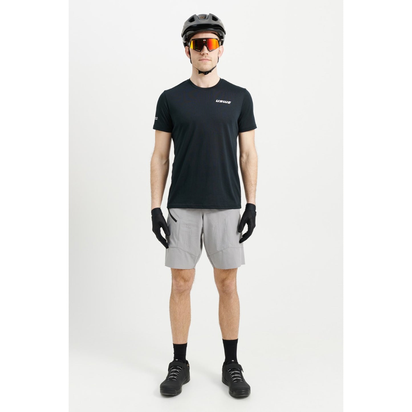 Pantaloncino MTB USWE HYBRID Grigio