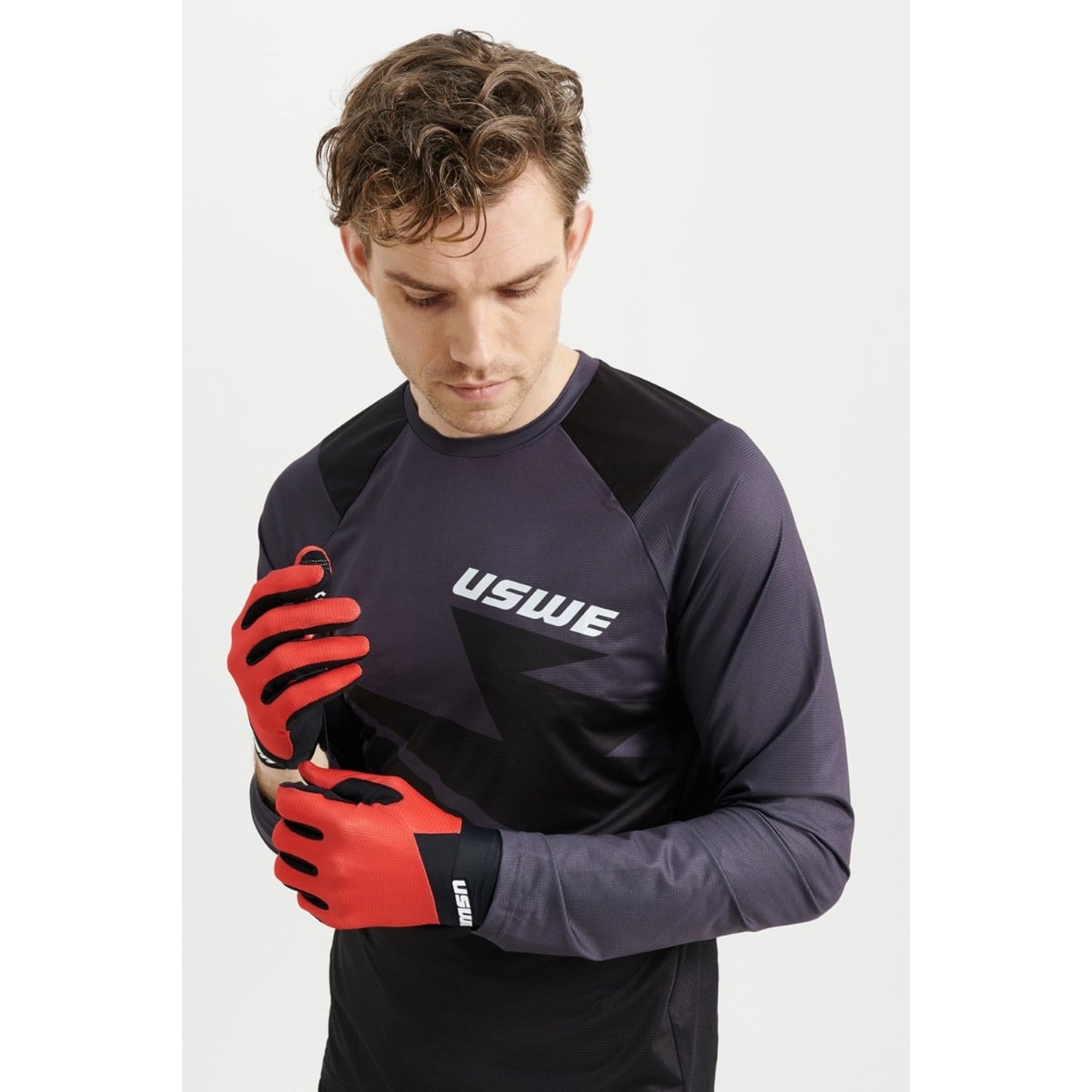 Maglia a maniche lunghe USWE BERG MTB Nero