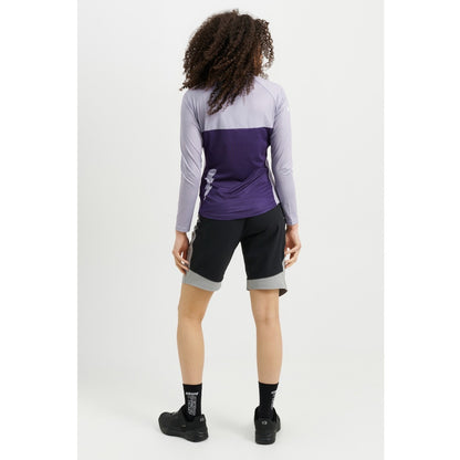 Maglia USWE BERG MTB Maniche Lunghe Donna Lavanda