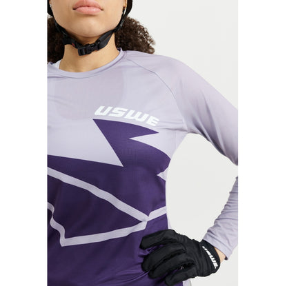 Maglia USWE BERG MTB Maniche Lunghe Donna Lavanda