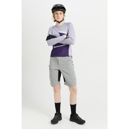 Maglia USWE BERG MTB Maniche Lunghe Donna Lavanda