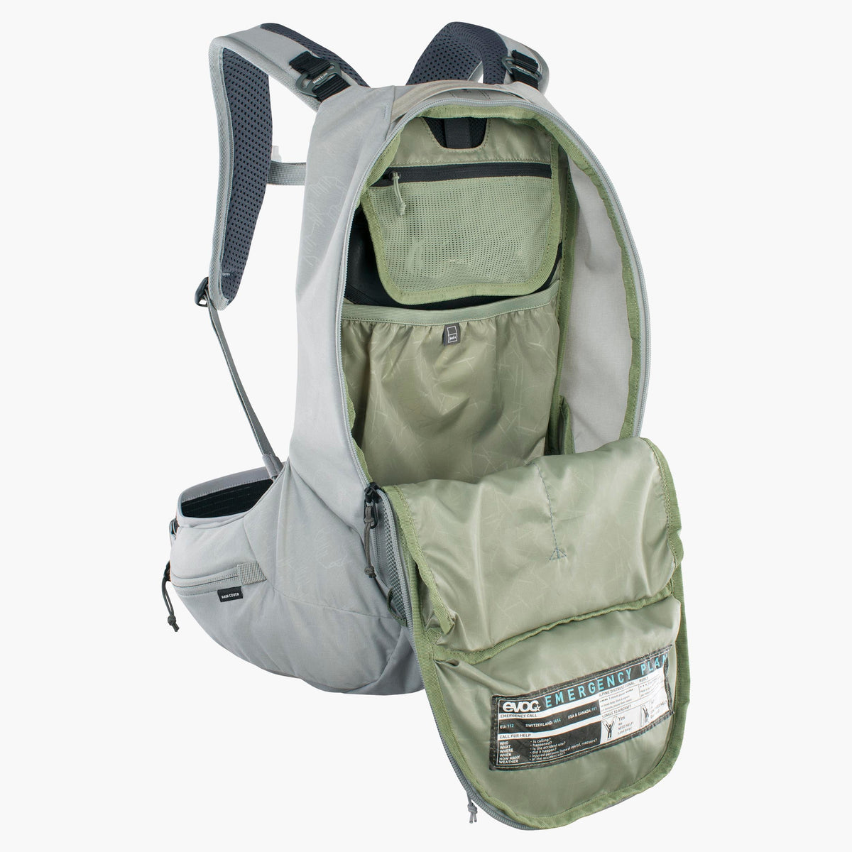 Zaino con paraschiena EVOC TRAIL PRO SF 12L grigio - vista 5