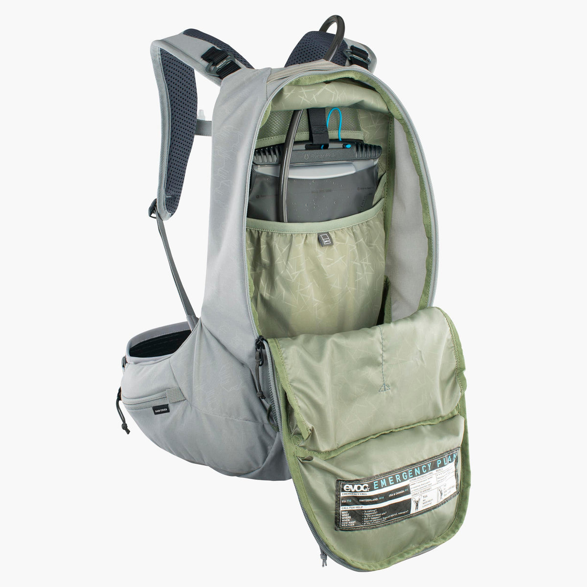 Zaino con paraschiena EVOC TRAIL PRO SF 12L grigio - vista 7