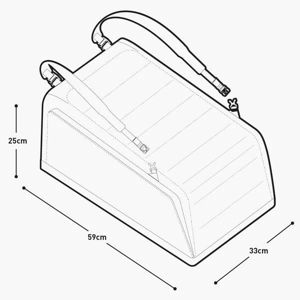 EVOC BAG 55L Borsa da viaggio nera
