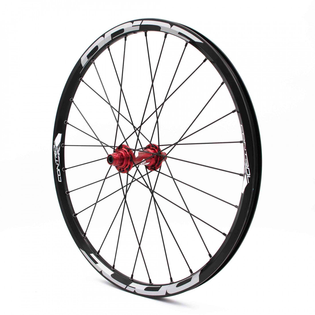 Coppia di Ruote PRIDE 20" (451mm) Control V1 Disc Assi 10/15mm Rosso
