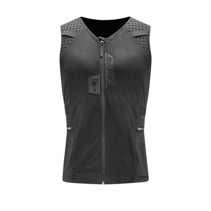 Giacca di Protezione Senza Maniche RACER WILD Nero