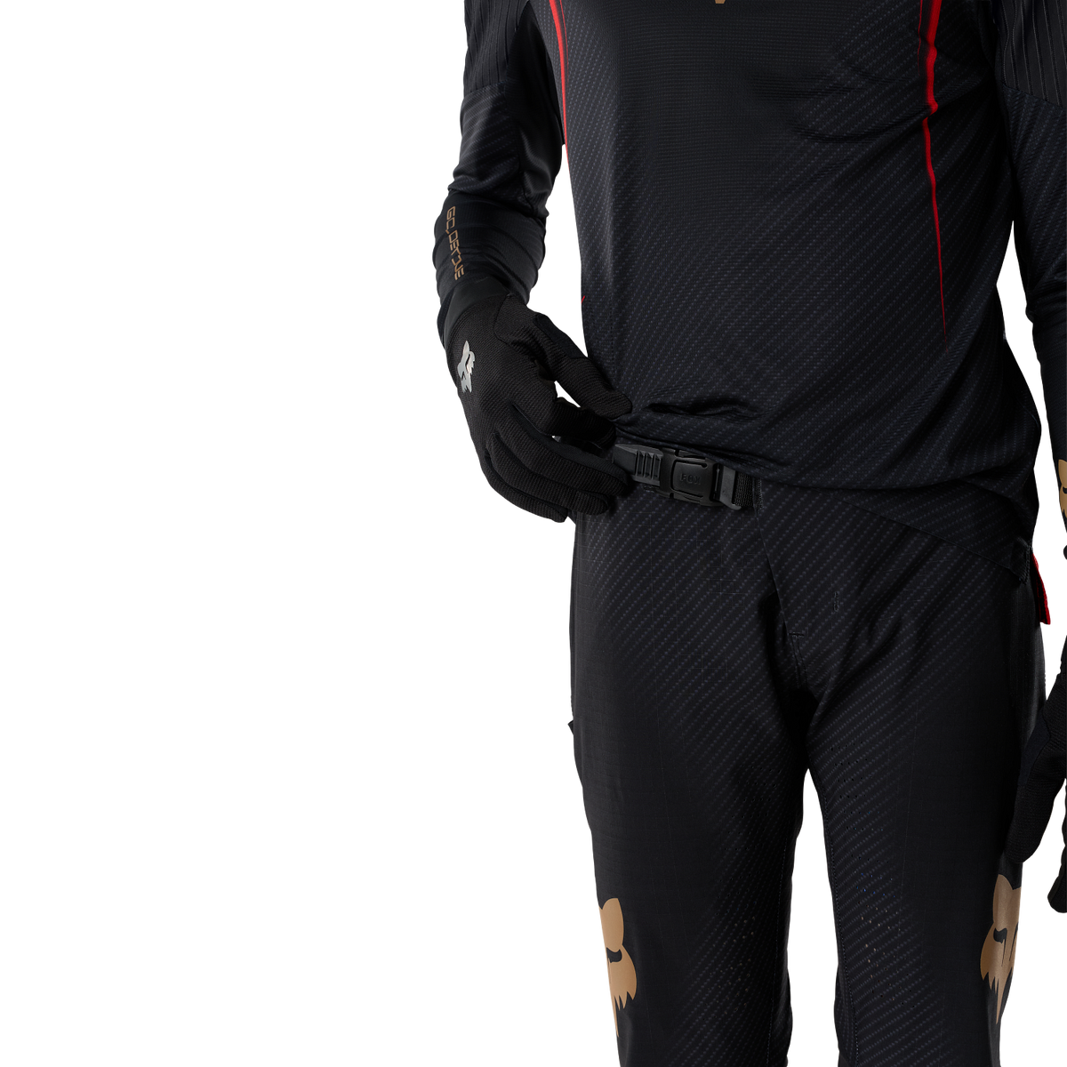Pantaloni FOX FLEXAIR GOLDSTONE SE junior neri - vista 5